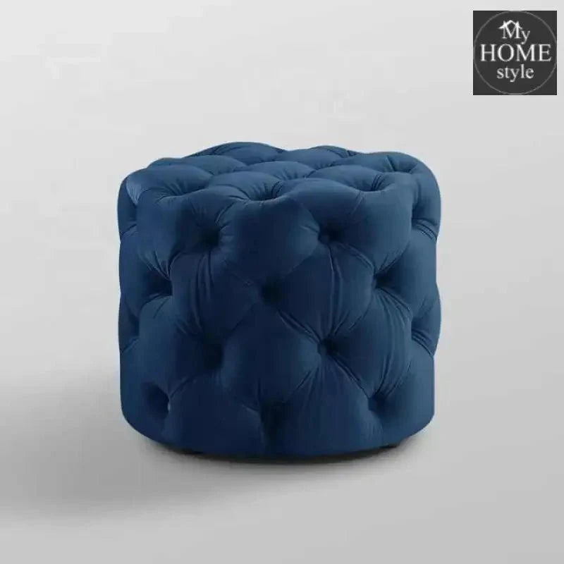 Living Room Velvet Ottoman Stool-673