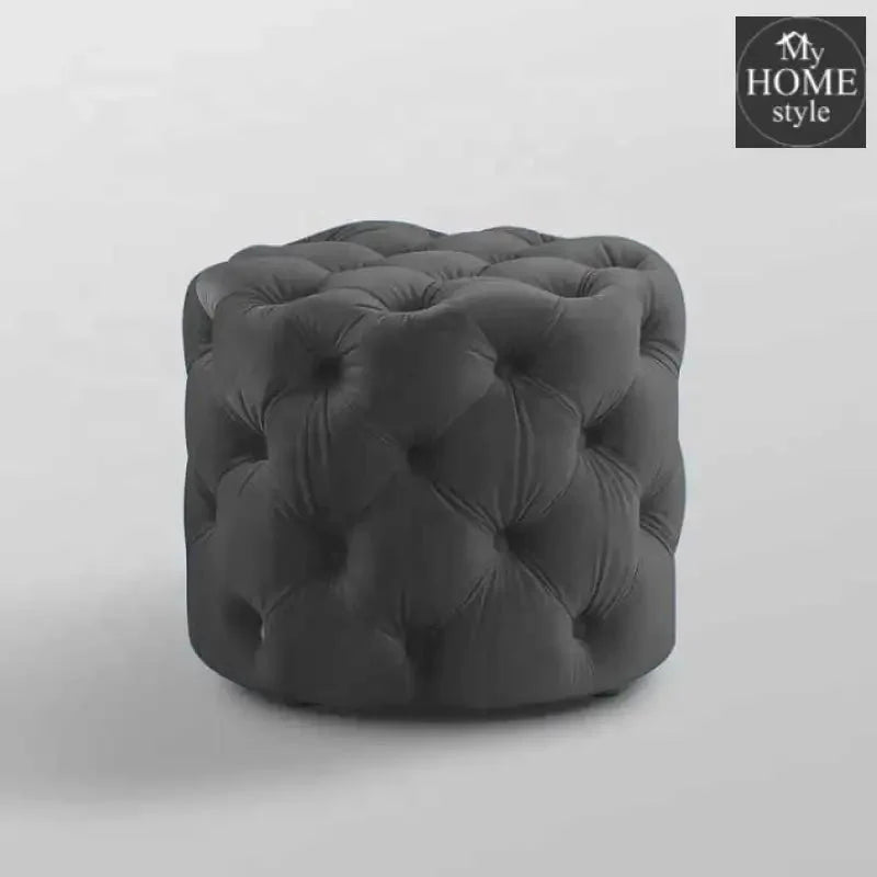 Living Room Velvet Ottoman Stool-674
