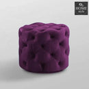 Living Room Velvet Ottoman Stool-678