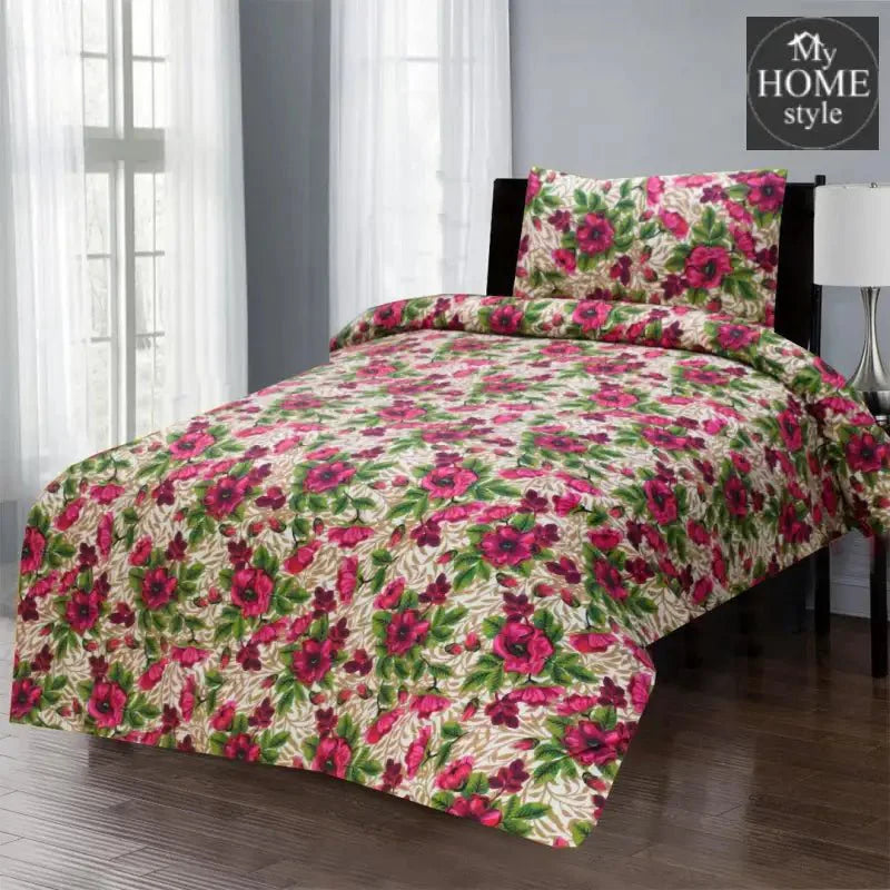 Luxury 2 Pc's  Bedsheet 809