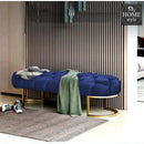 Luxury 3 Seater Ottoman Steel Stool -992