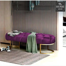 Luxury 3 Seater Ottoman Steel Stool -994