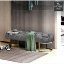 Luxury 3 Seater Ottoman Steel Stool -995