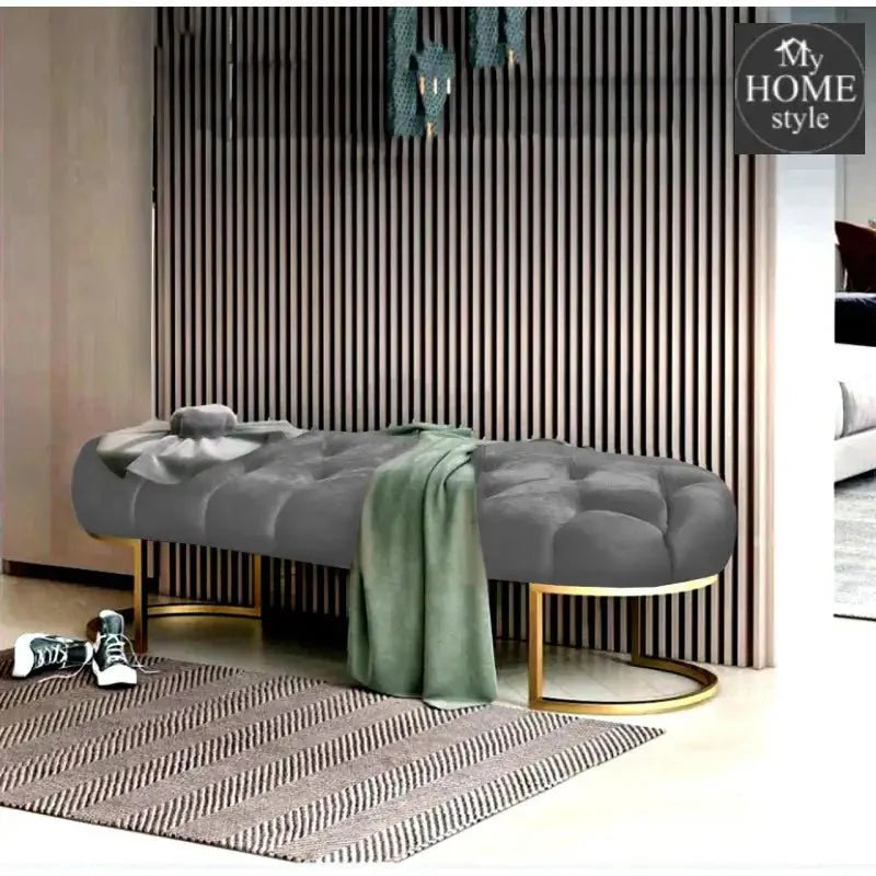 Luxury 3 Seater Ottoman Steel Stool -995