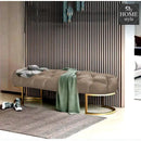 Luxury 3 Seater Ottoman Steel Stool -998