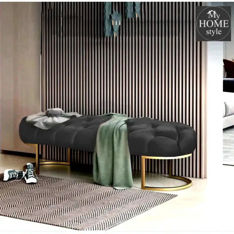 Luxury 3 Seater Ottoman Steel Stool -999