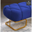 Luxury 3 Seater Poufy Steel Stool With Steel Frame -1045