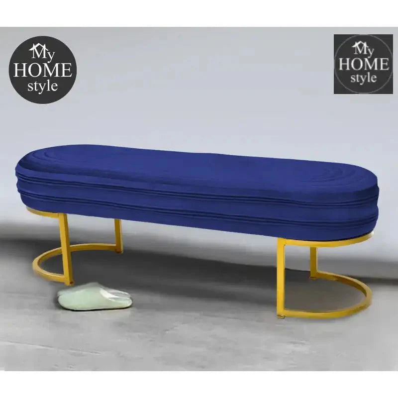 Luxury 3 Seater Steel Stool With Steel Frame -1044