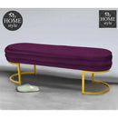 Luxury 3 Seater Steel Stool With Steel Frame -1044