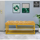 Luxury 3 Seater Stool With Shoe Rack -1034