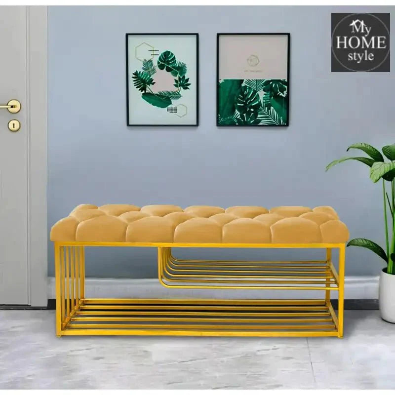 Luxury 3 Seater Stool With Shoe Rack -1034