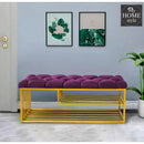 Luxury 3 Seater Stool With Shoe Rack -1035