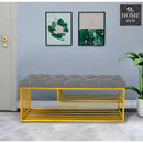 Luxury 3 Seater Stool With Shoe Rack -1039