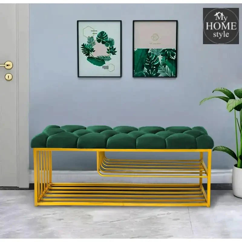 Luxury 3 Seater Stool With Shoe Rack -1040