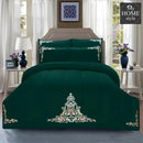 Luxury 6 PC'S Mariana Embroidered Comforter Set Teal
