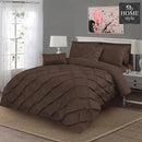 Luxury 8 pc's Sateen Pintuck Duvet set Moucha