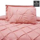 Luxury 8 pc's Sateen Pintuck Duvet set Pink