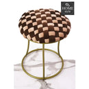 Luxury Creative Large Stool With Steel Frame -1098