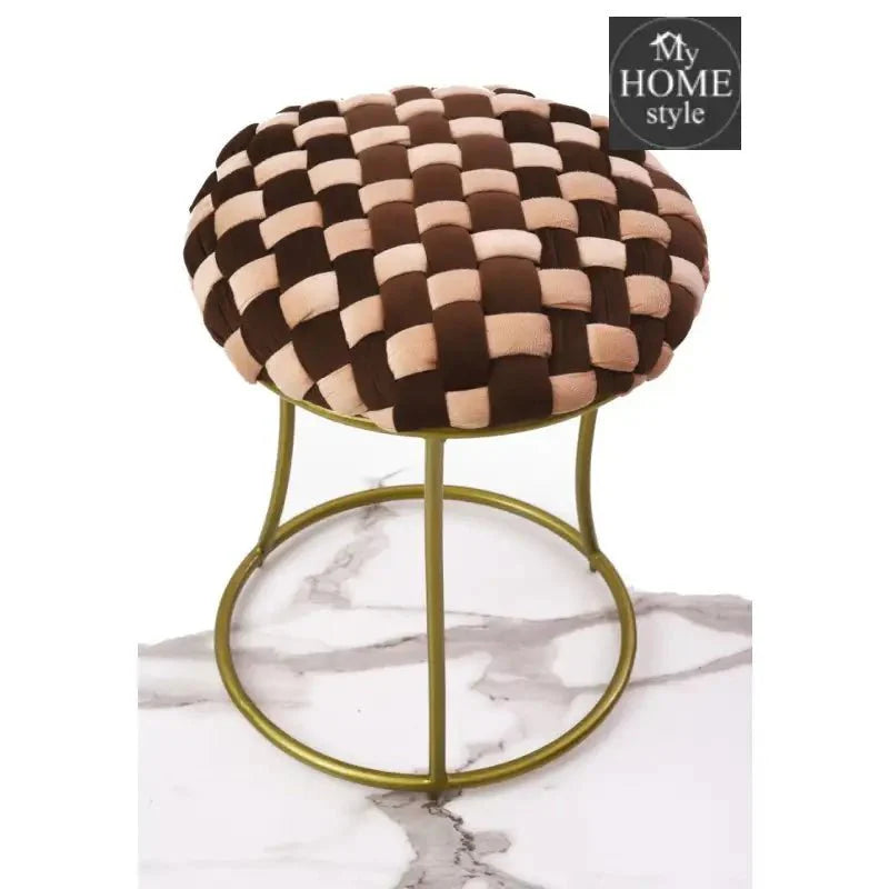 Luxury Creative Large Stool With Steel Frame -1098