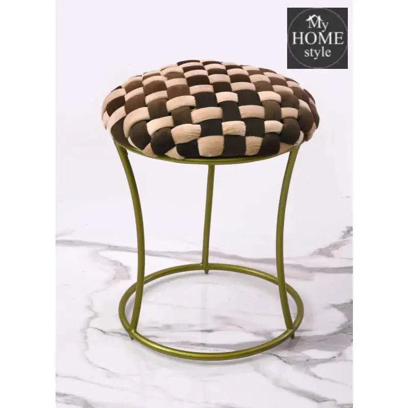 Luxury Creative Large Stool With Steel Frame -1098