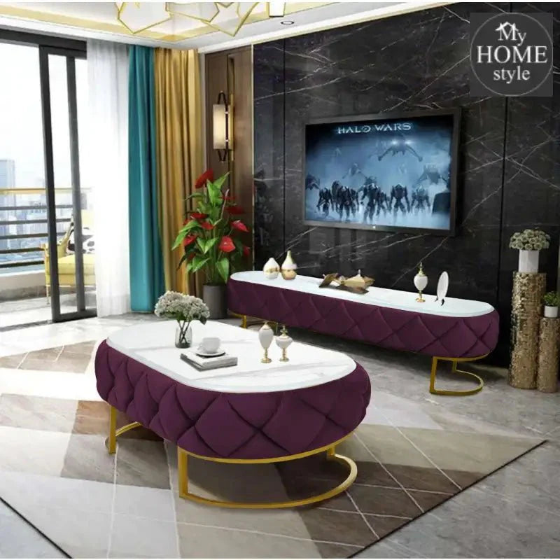Luxury Creative Style Center Table & TV Combination Living Room Set -1005