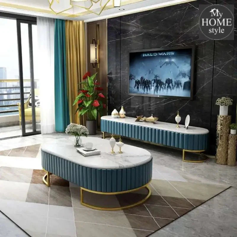 Luxury Creative Style Center Table & TV Combination Living Room Set -813