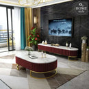 Luxury Creative Style Center Table & TV Combination Living Room Set -835