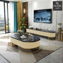 Luxury Creative Style Center Table & TV Combination Living Room Set -836