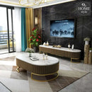 Luxury Creative Style Center Table & TV Combination Living Room Set -840