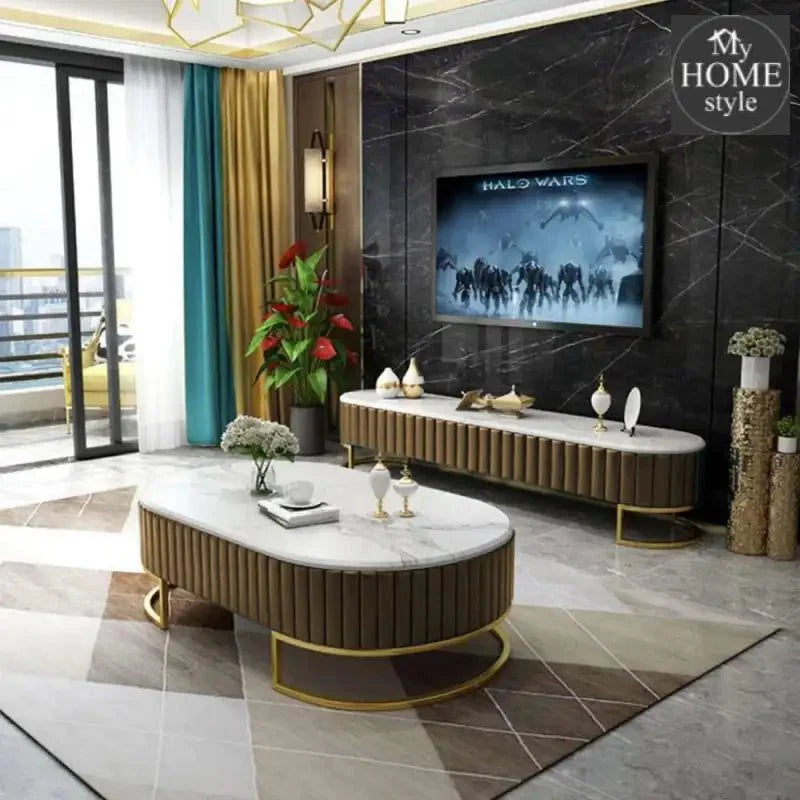 Luxury Creative Style Center Table & TV Combination Living Room Set -840