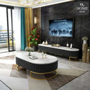 Luxury Creative Style Center Table & TV Combination Living Room Set -841
