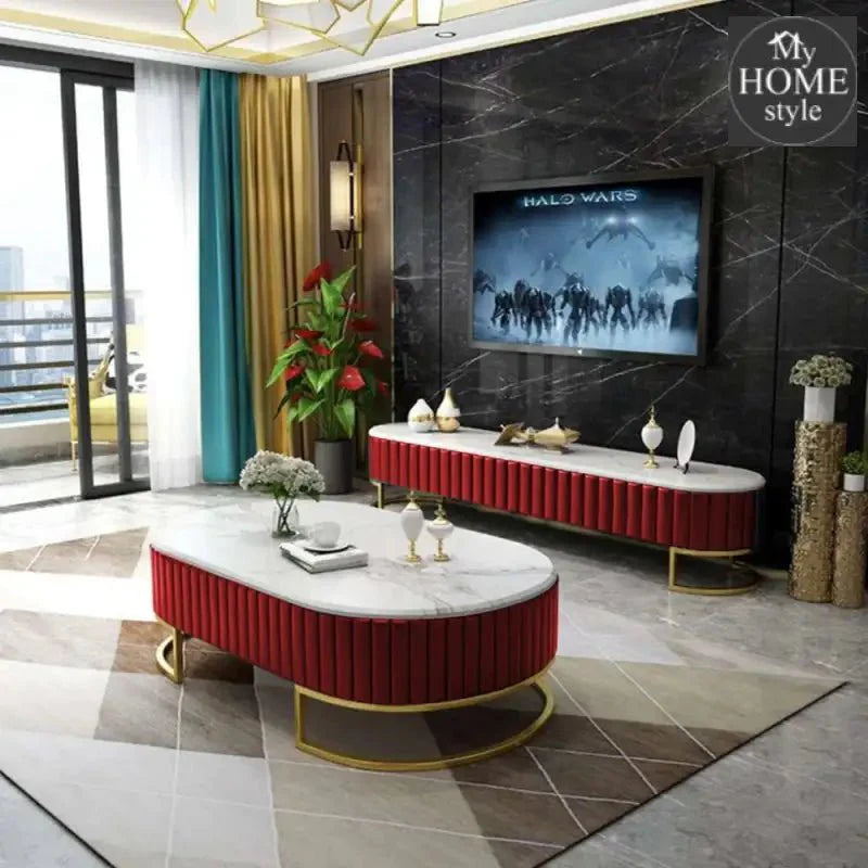 Luxury Creative Style Center Table & TV Combination Living Room Set -842