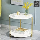 Luxury Double Layer Round Shape Coffee Table -851