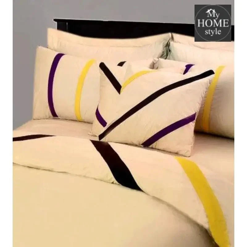 Luxury Embellish Patch Duvet Set 8 Pcs
