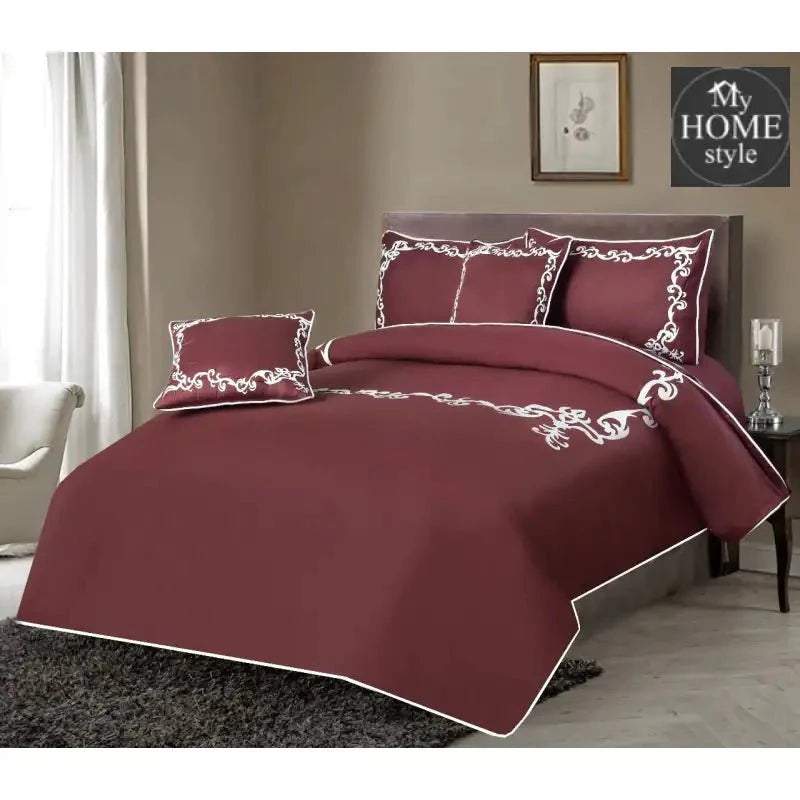 Luxury Embroidered Aplic Duvet Set 6 Pc's