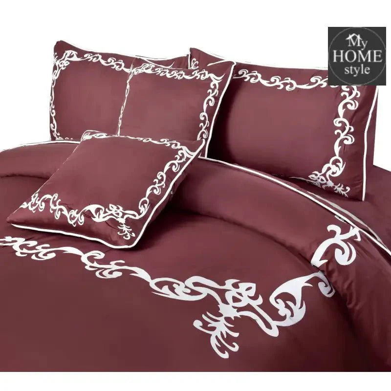 Luxury Embroidered Aplic Duvet Set 6 Pc's