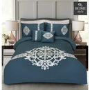 Luxury Embroidered Aplic Duvet Set 8 Pc's