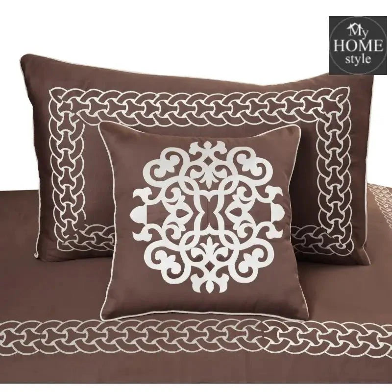 Luxury Embroidered Aplic Duvet Set 8 Pc's