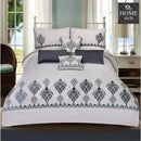 Luxury Embroidered Aplic Duvet Set 8 Pc's