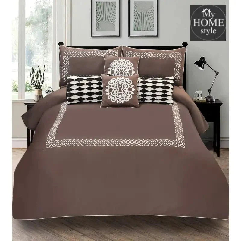 Luxury Embroidered Aplic Duvet Set 8 Pc's