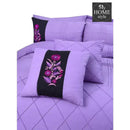 Luxury Embroidered Pinch Pleated Duvet Set 8 Pc's