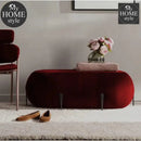Luxury Ottoman Stool With Steel Legs -1030