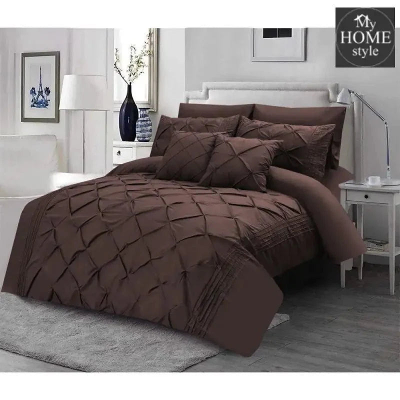 Luxury Pintuck & Pleated Duvet Set Moucha