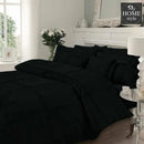 Luxury Sateen Pleated Duvet Set Sulpher Green