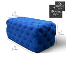 Luxury Soft Modren Long Tufted Ottoman