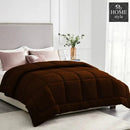 Luxury Soft Winter Comforter Brown