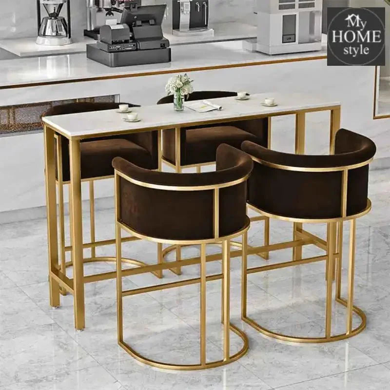Luxury Space Saver Dining Table & Chairs 5 Pcs - 1169