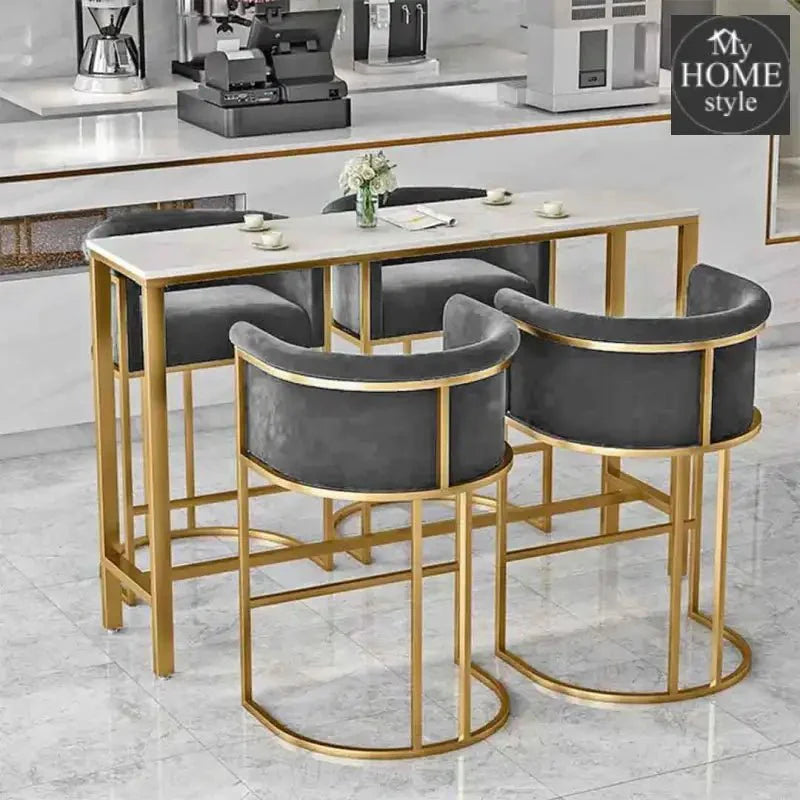 Luxury Space Saver Dining Table & Chairs 5 Pcs - 1169