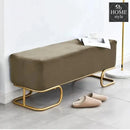 Luxury Wooden stool 3 Seater With Steel Stand -327