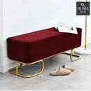 Luxury Wooden stool 3 Seater With Steel Stand -329